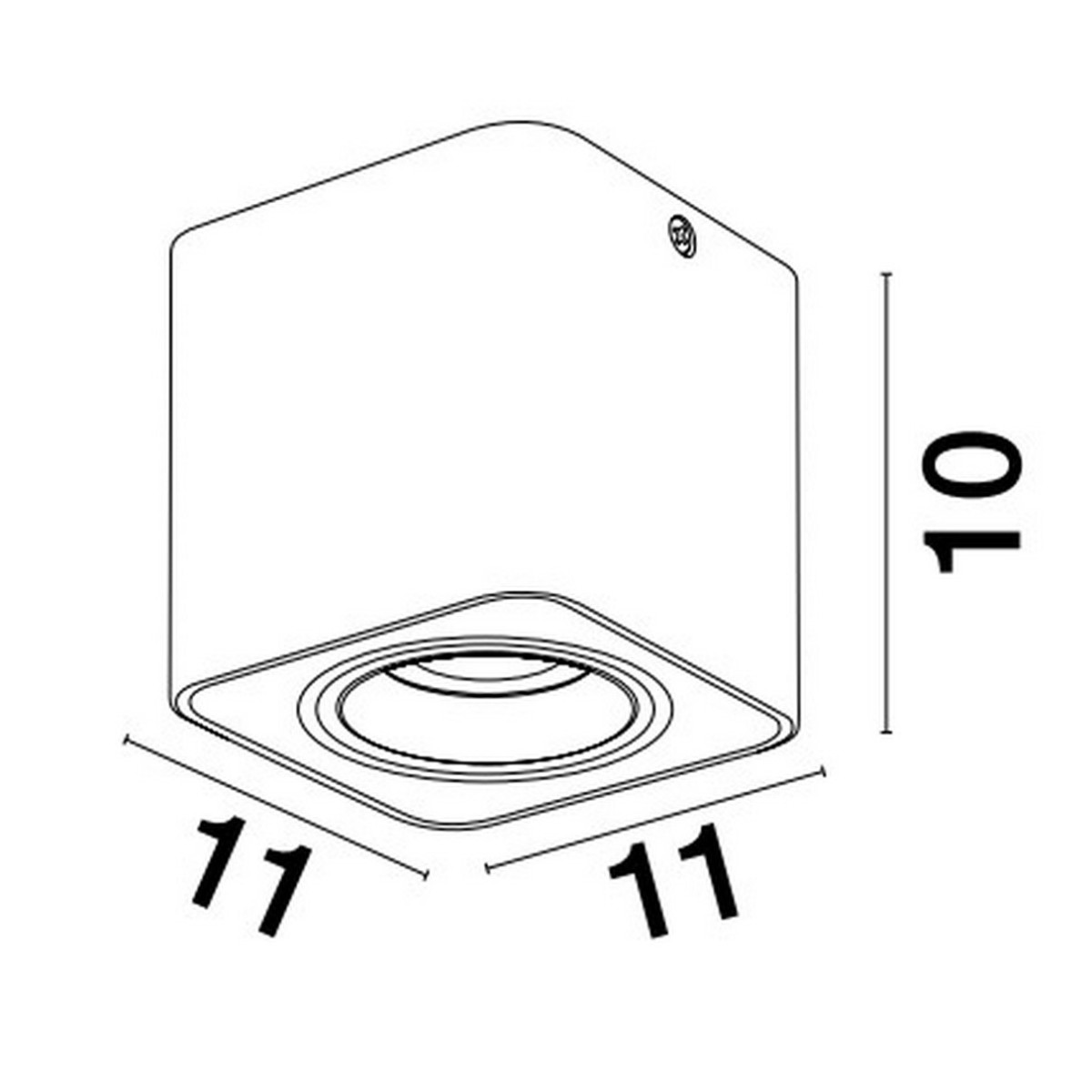 postępowa lampa natynkowa - spot Luces Exclusivas ACATIPA LE61637