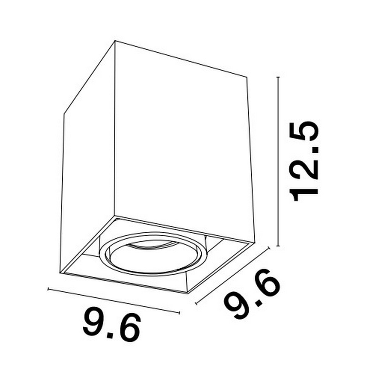 oryginalna lampa natynkowa - spot Luces Exclusivas CHIVACOA LE61640