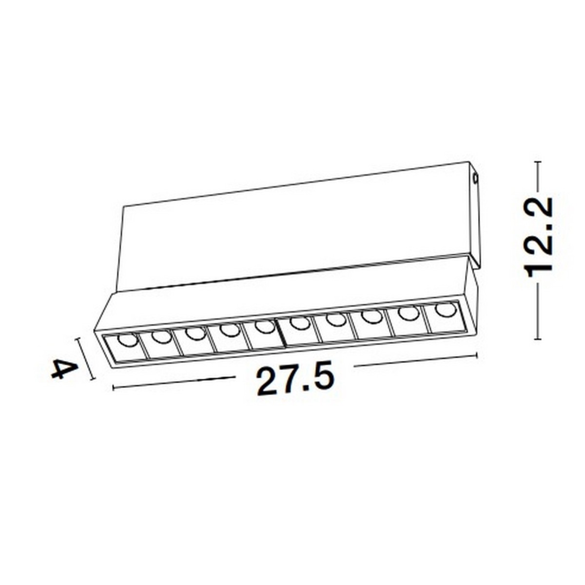 nieprzeciętny reflektor / spot Luces Exclusivas BACARDI LE61657