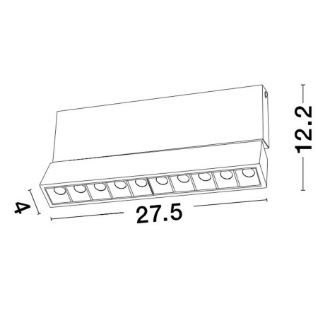oryginalny reflektor / spot Luces Exclusivas BACARDI LE61658