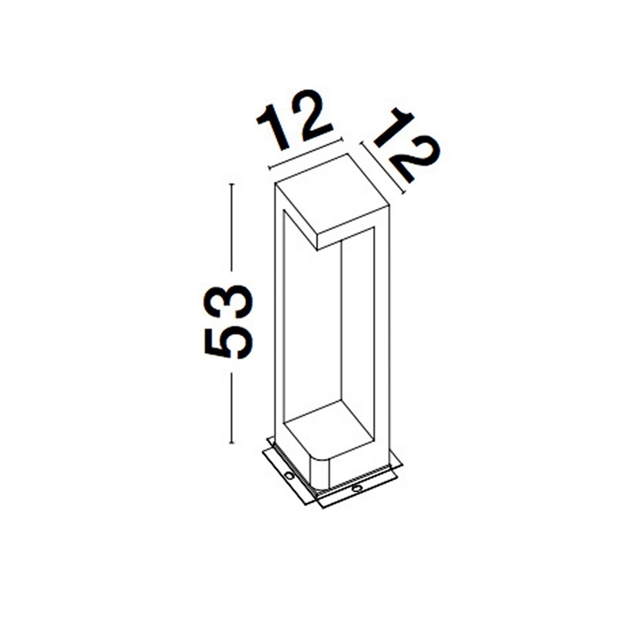 oryginalna lampa ogrodowa - stojąca Luces Exclusivas ACAJALE LE73578