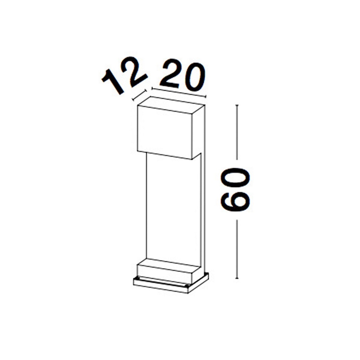 olśniewająca lampa ogrodowa - stojąca Luces Exclusivas ACAJALE LE73579