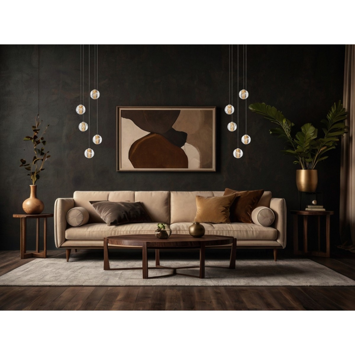 czarująca lampa wisząca Luces Exclusivas CUYO LE44212