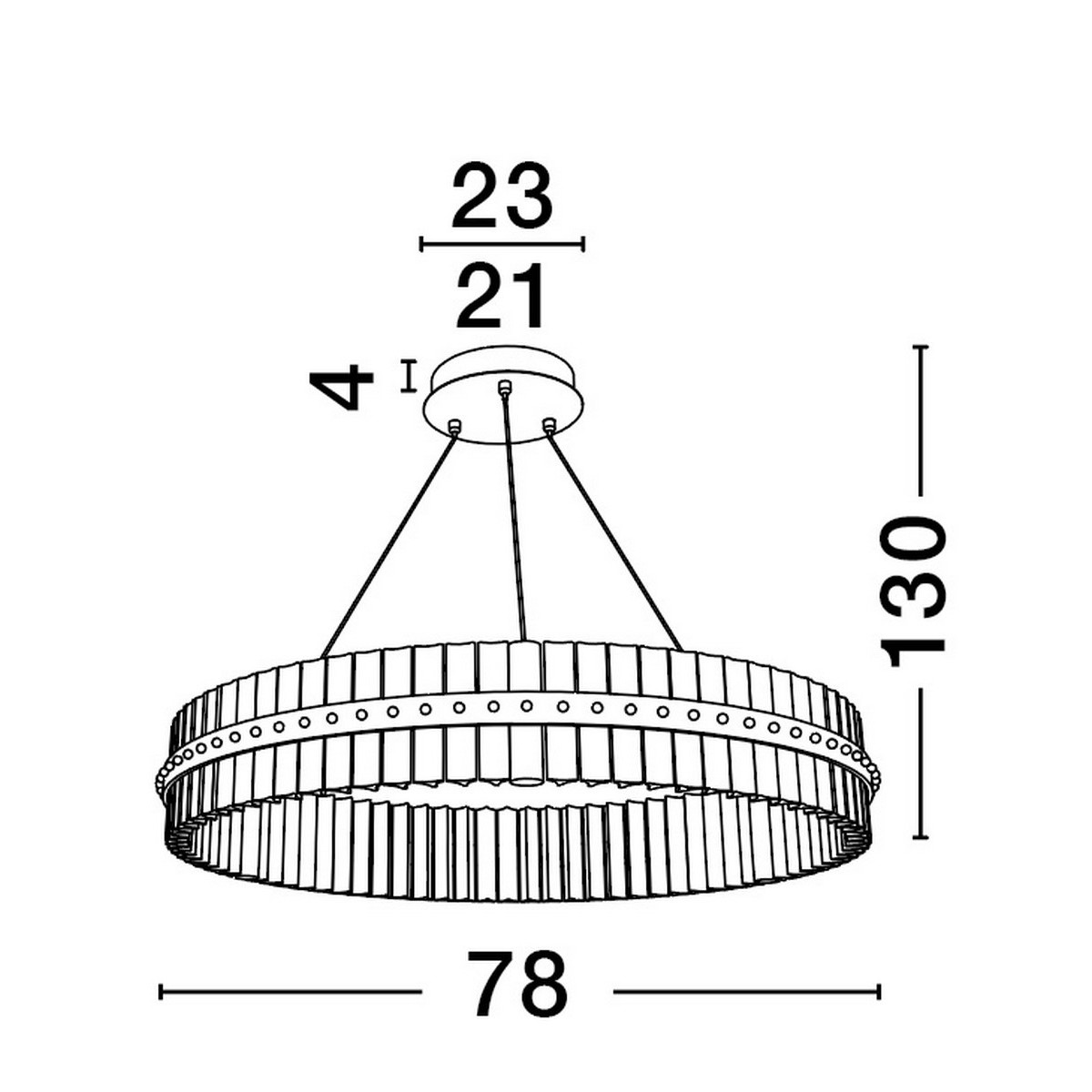 stylowa lampa wisząca Luces Exclusivas MAYO LE44225