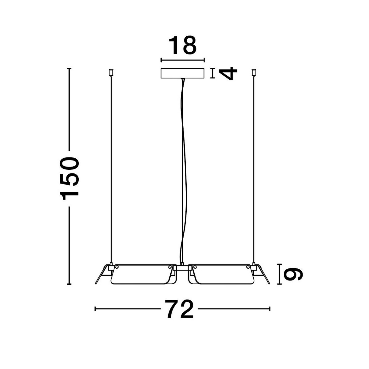 piękna lampa wisząca Luces Exclusivas ROCA LE44229