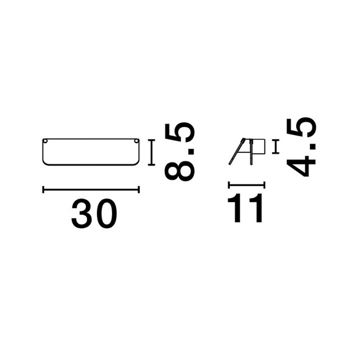 awangardowy kinkiet Luces Exclusivas ROCA LE44231