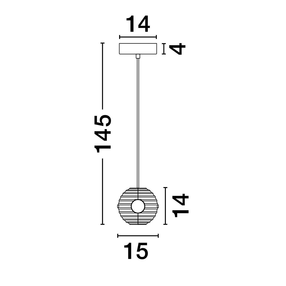 niezwykła lampa wisząca Luces Exclusivas SECO LE44232