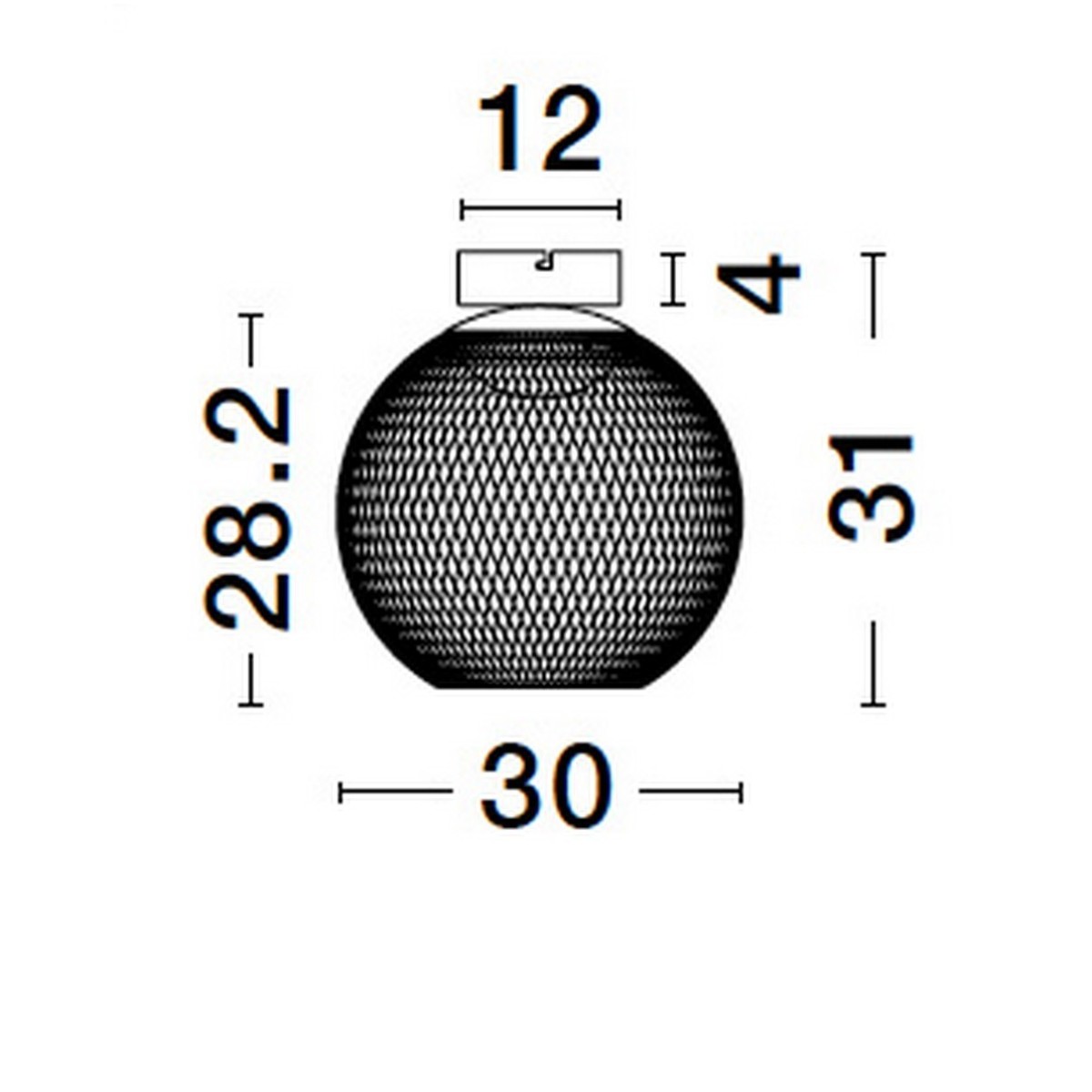 unikalna lampa natynkowa - spot Luces Exclusivas RITA LE44256