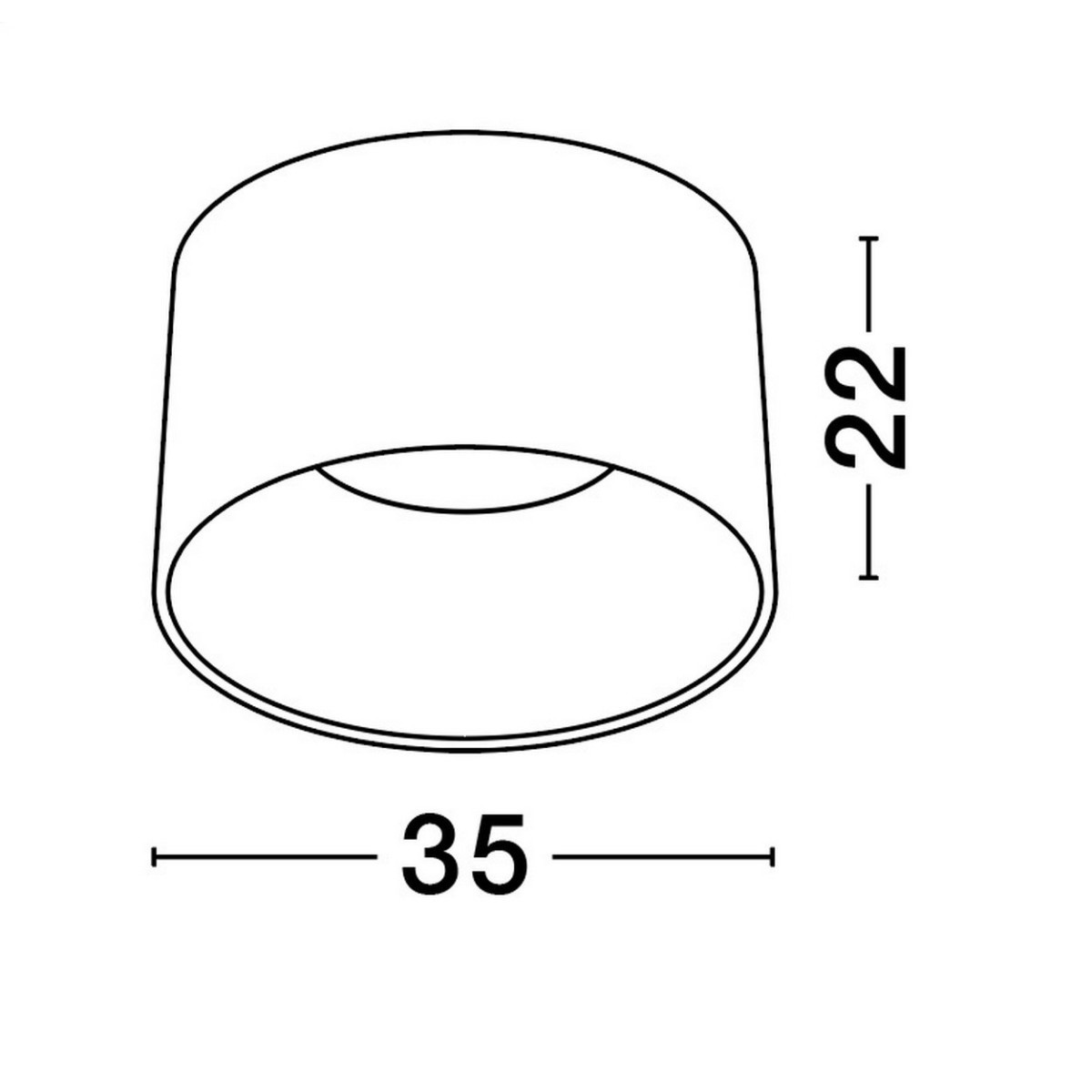 olśniewająca lampa natynkowa - spot Luces Exclusivas BAJO LE44264