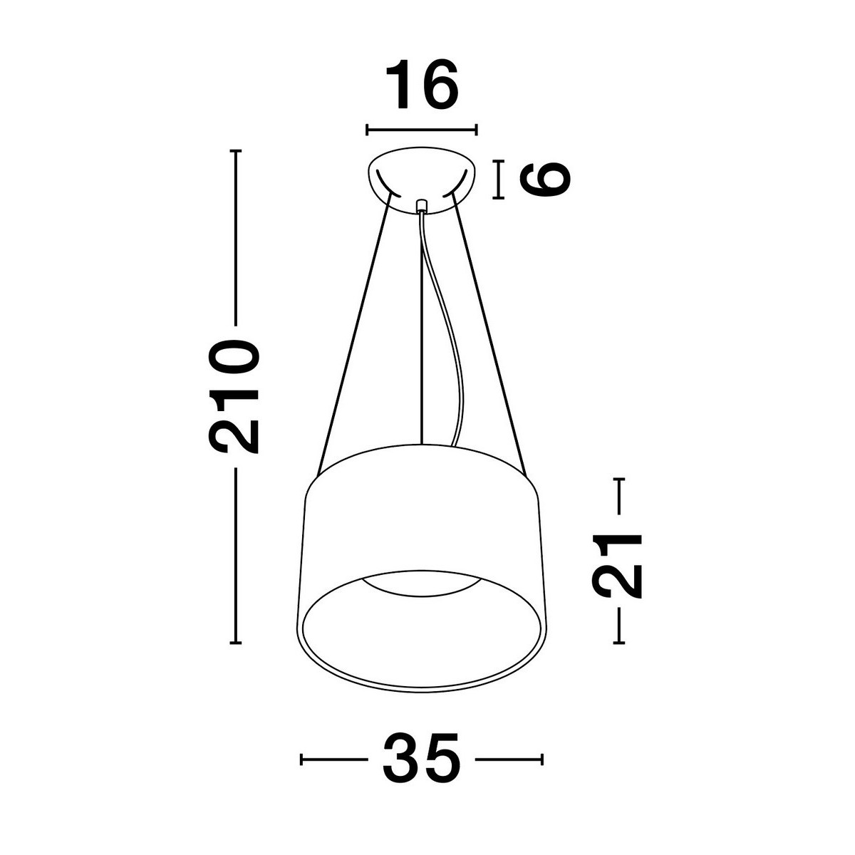 nieprzeciętna lampa wisząca Luces Exclusivas BAJO LE44266