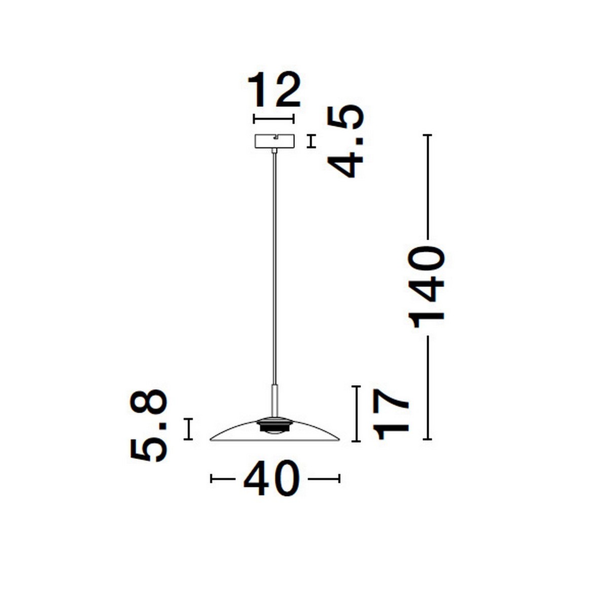 futurystyczna lampa wisząca Luces Exclusivas PECA LE44274