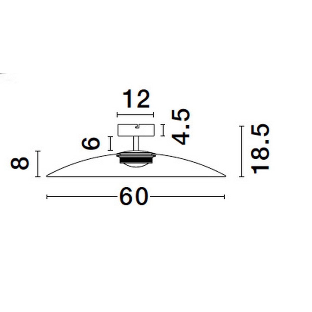 Stylowy plafon na sufit Luces Exclusivas PECA LE44275