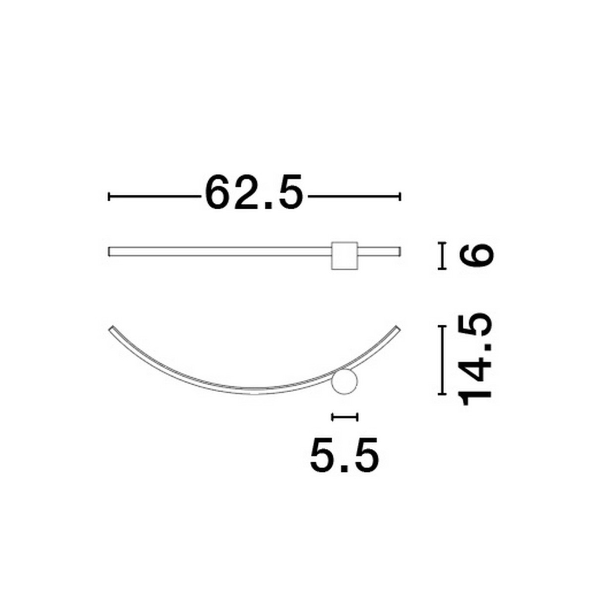wybitny kinkiet Luces Exclusivas CUZCO LE44314