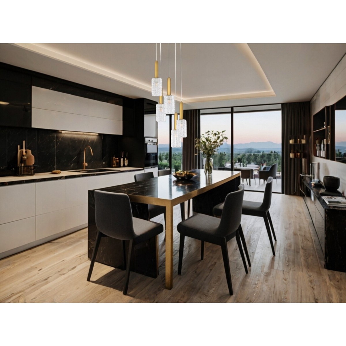 innowacyjna lampa wisząca Luces Exclusivas OROYA LE44337