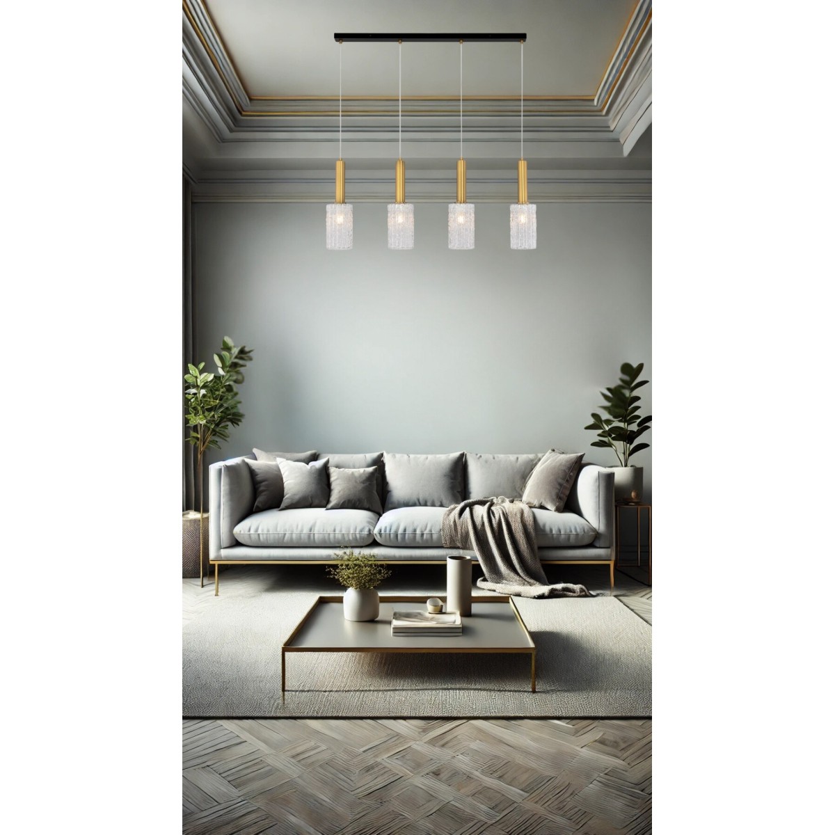 imponująca lampa wisząca Luces Exclusivas OROYA LE44338