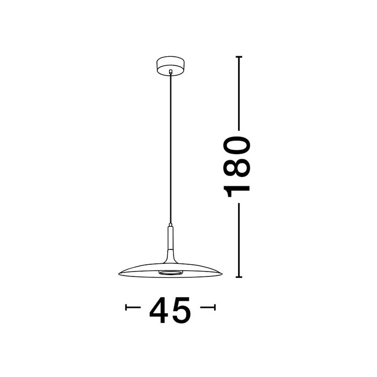 awangardowa lampa wisząca Luces Exclusivas NAUTA LE44345