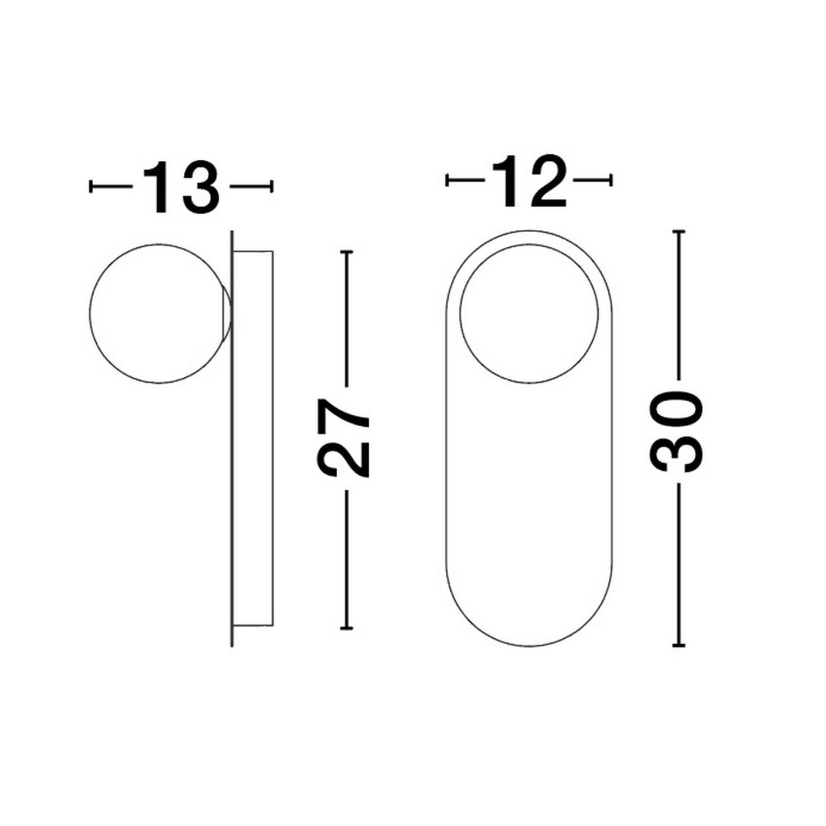 postępowy kinkiet Luces Exclusivas ALTOS LE44370