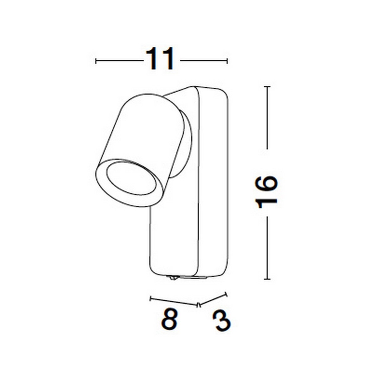 Piękny kinkiet Luces Exclusivas TAGUA LE44379