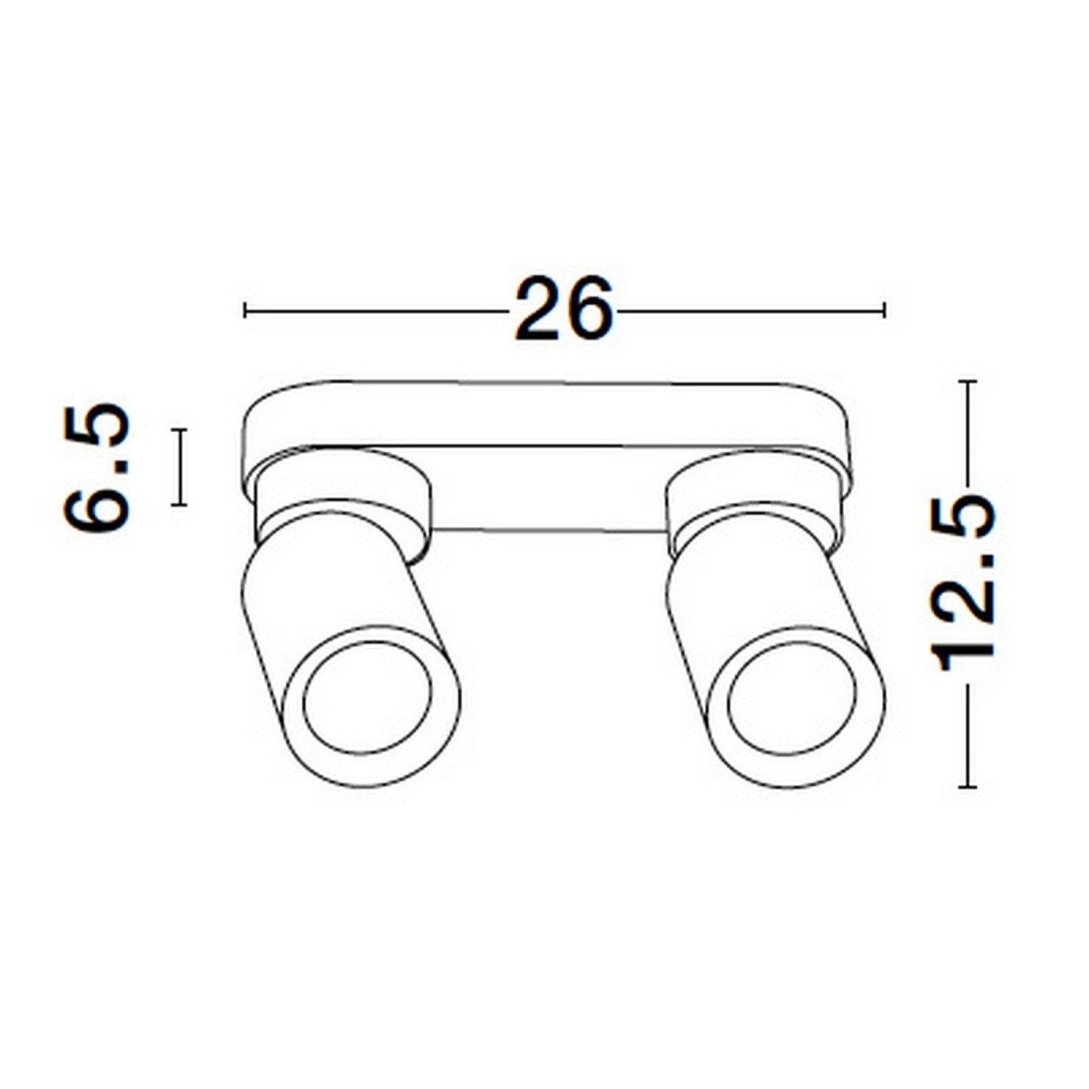 olśniewający reflektor / spot Luces Exclusivas GALVEZ LE44398