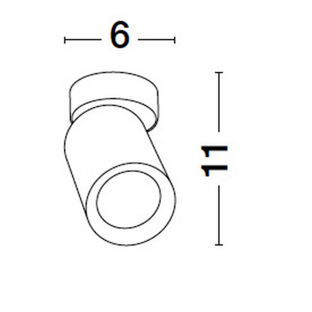 postępowy reflektor / spot Luces Exclusivas GALVEZ LE44405