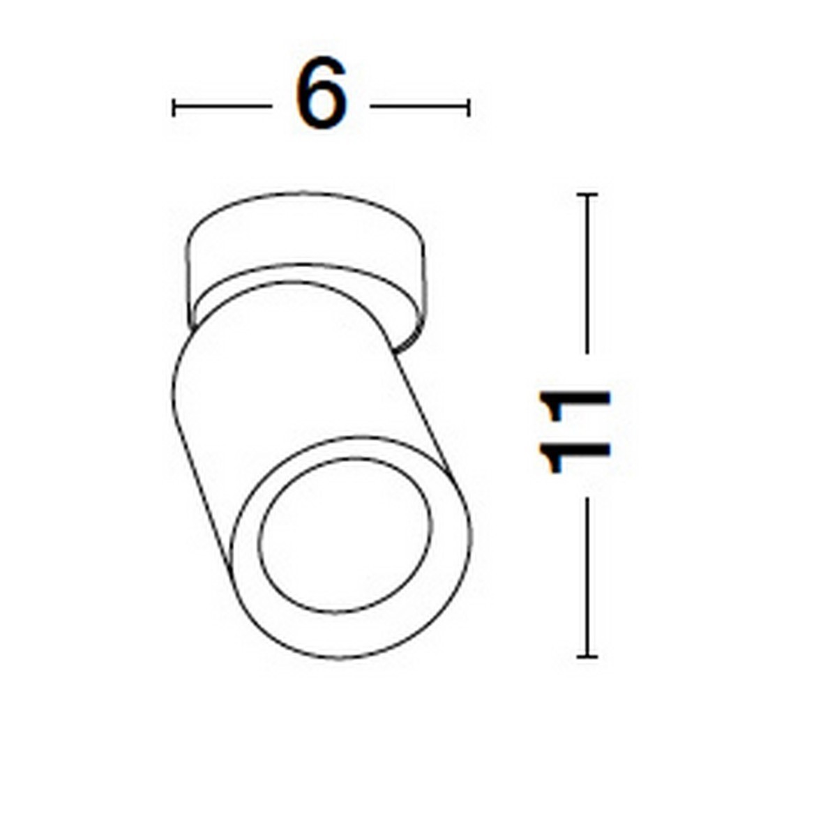 postępowy reflektor / spot Luces Exclusivas GALVEZ LE44405