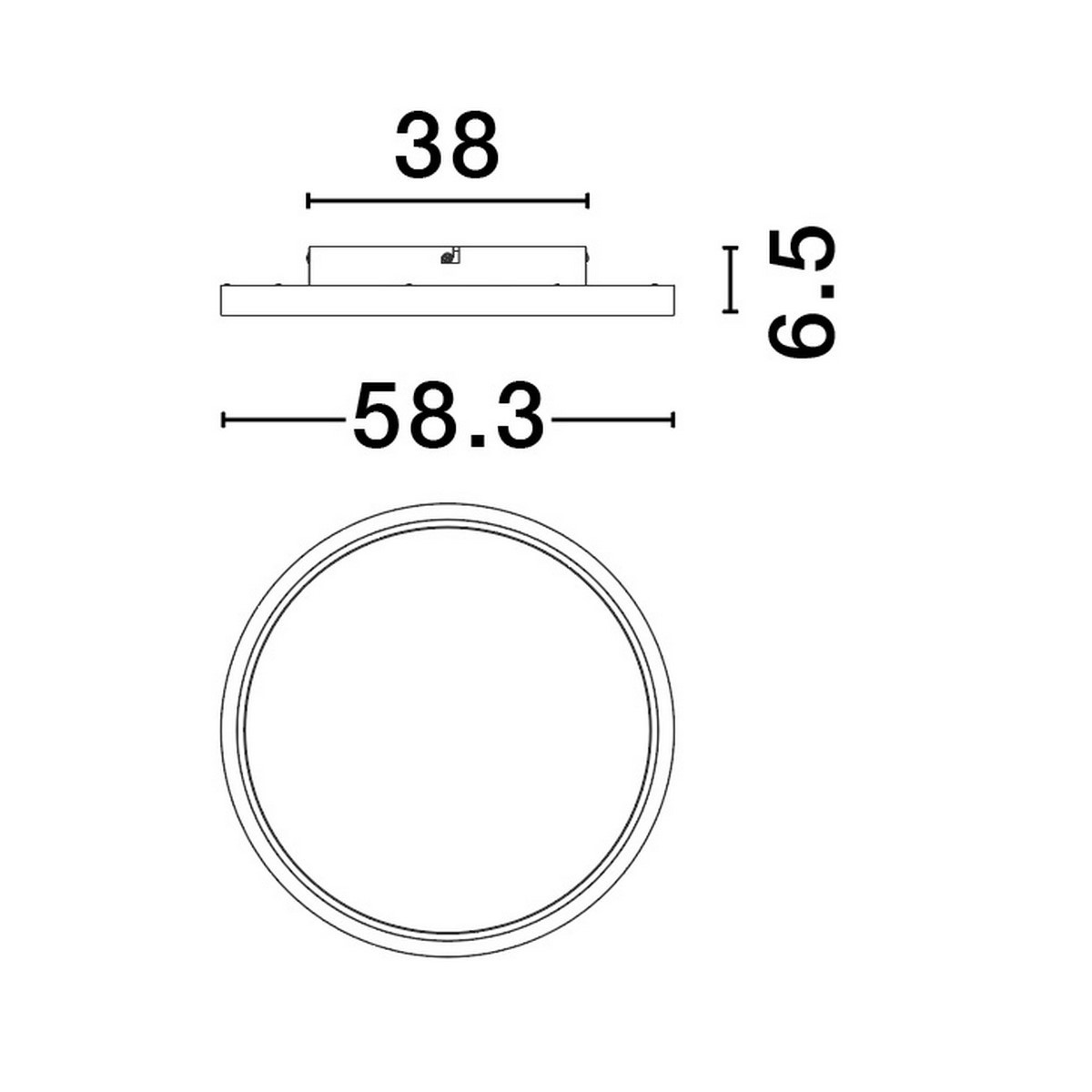 Ekskluzywny plafon na sufit Luces Exclusivas GRACIA LE44411