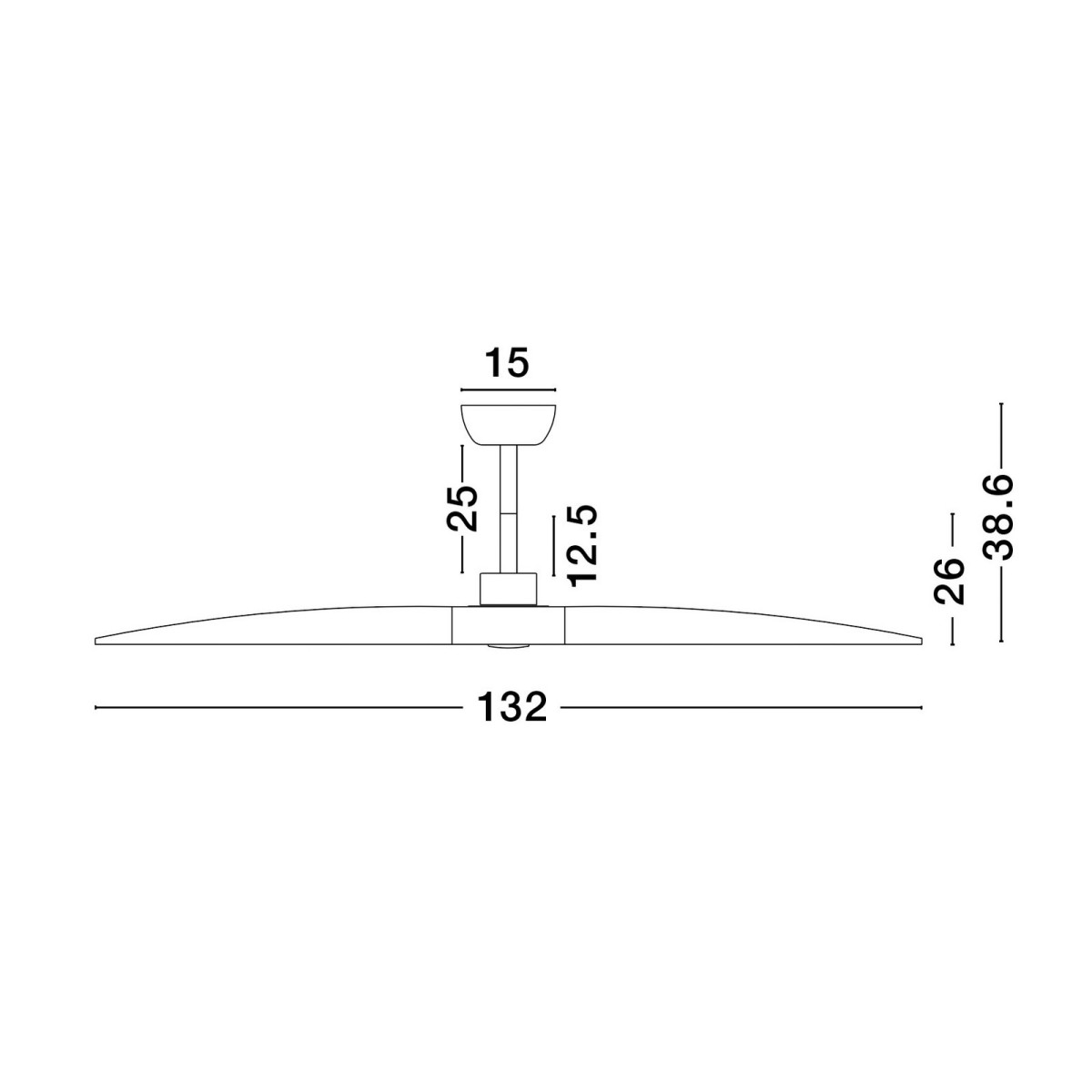 wyjątkowy wentylator sufitowy Luces Exclusivas MIGUEL LE44418