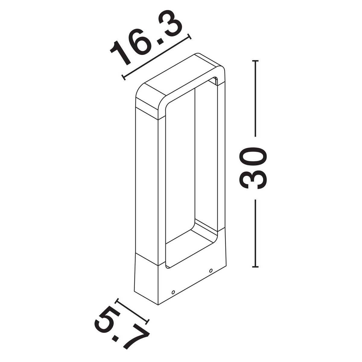 ponadprzeciętna lampa ogrodowa - stojąca Luces Exclusivas JUJUY LE73603