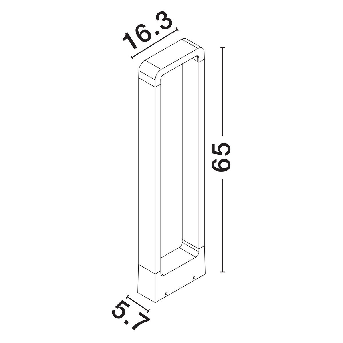 piękna lampa ogrodowa - stojąca Luces Exclusivas JUJUY LE73604