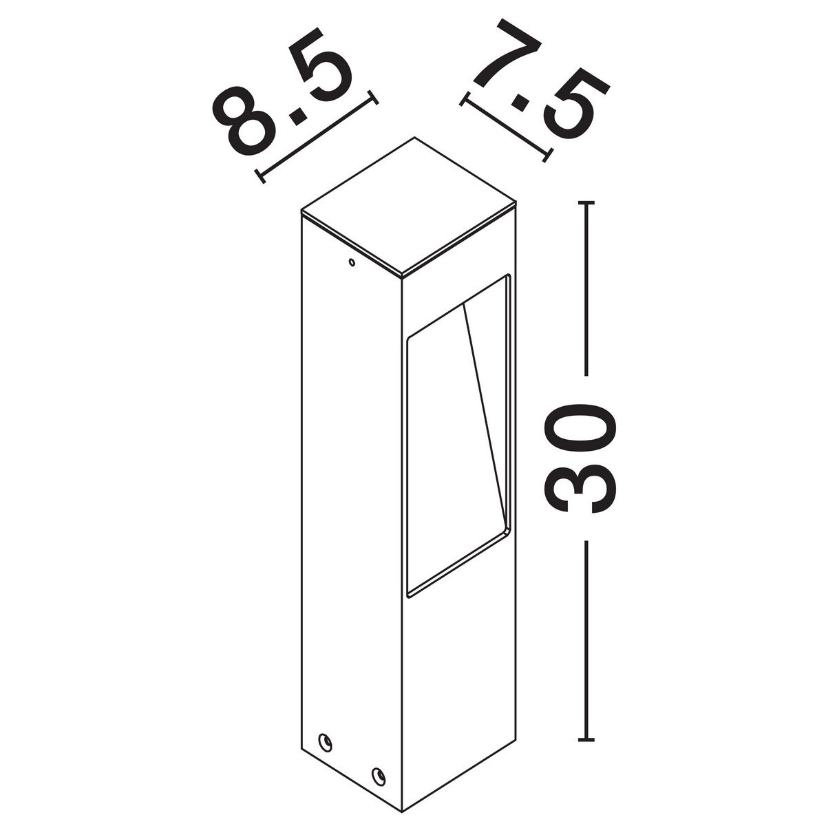 olśniewająca lampa ogrodowa - stojąca Luces Exclusivas VIEJO LE73606