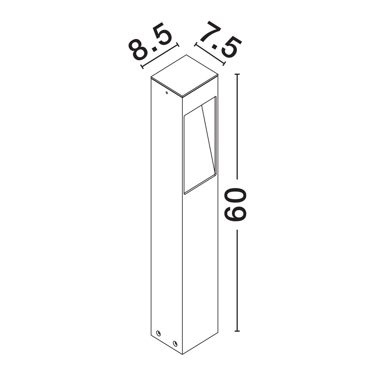nieprzeciętna lampa ogrodowa - stojąca Luces Exclusivas VIEJO LE73608