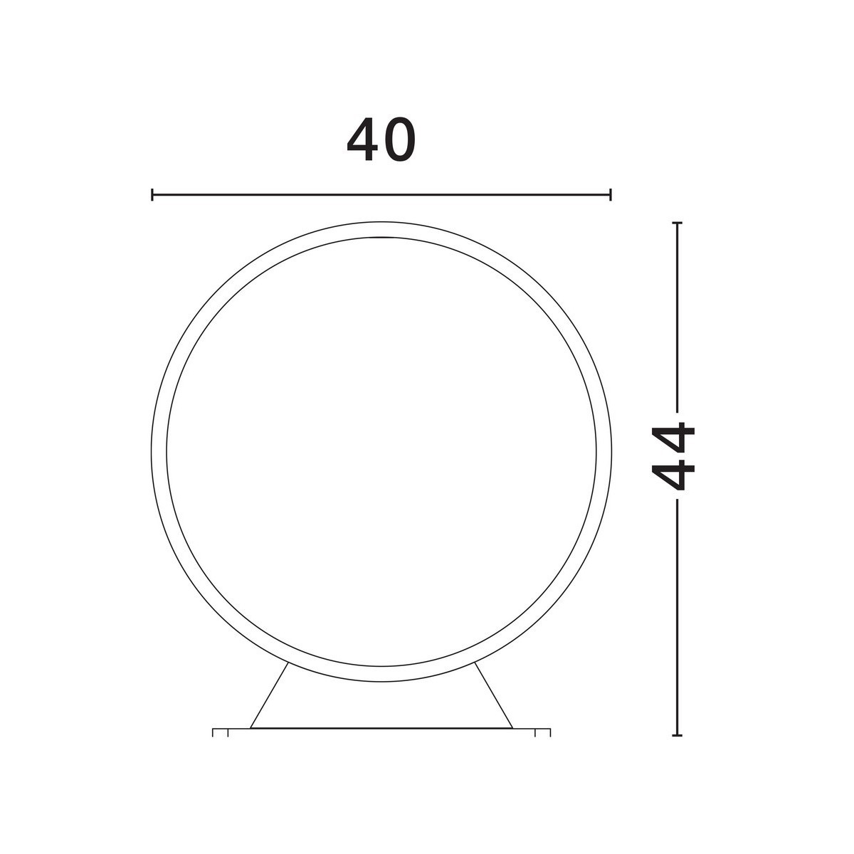 imponująca lampa ogrodowa - stojąca Luces Exclusivas BABASAC LE73614