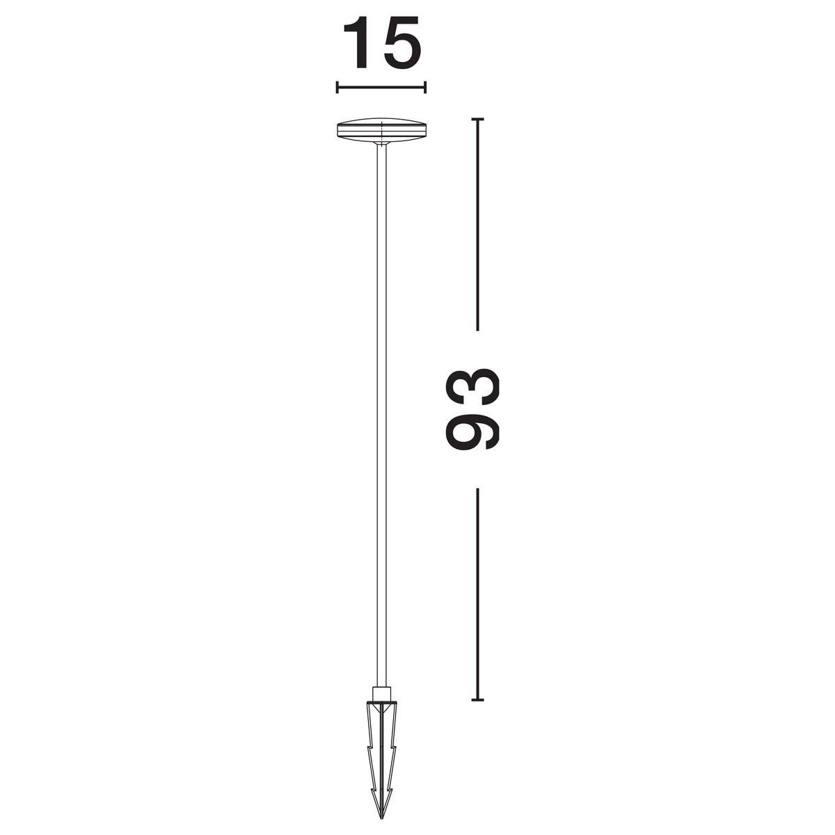 współczesna lampa ogrodowa - stojąca Luces Exclusivas UBATE LE73628