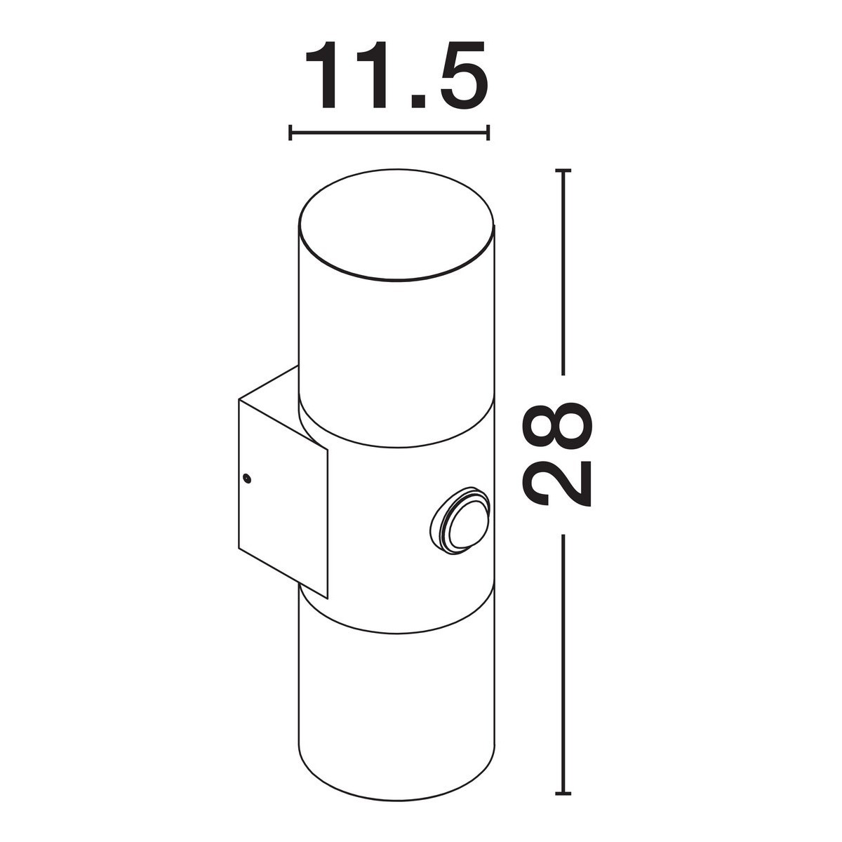 nadzwyczajny kinkiet ogrodowy Luces Exclusivas JUJUY LE73632