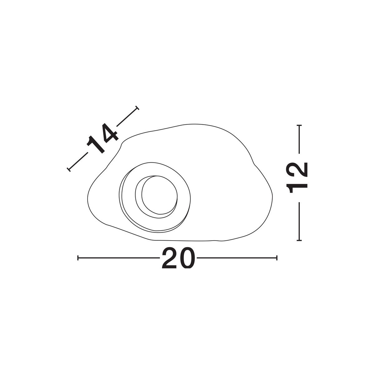 ponadprzeciętna lampa ogrodowa - stojąca Luces Exclusivas NEGRO LE73636