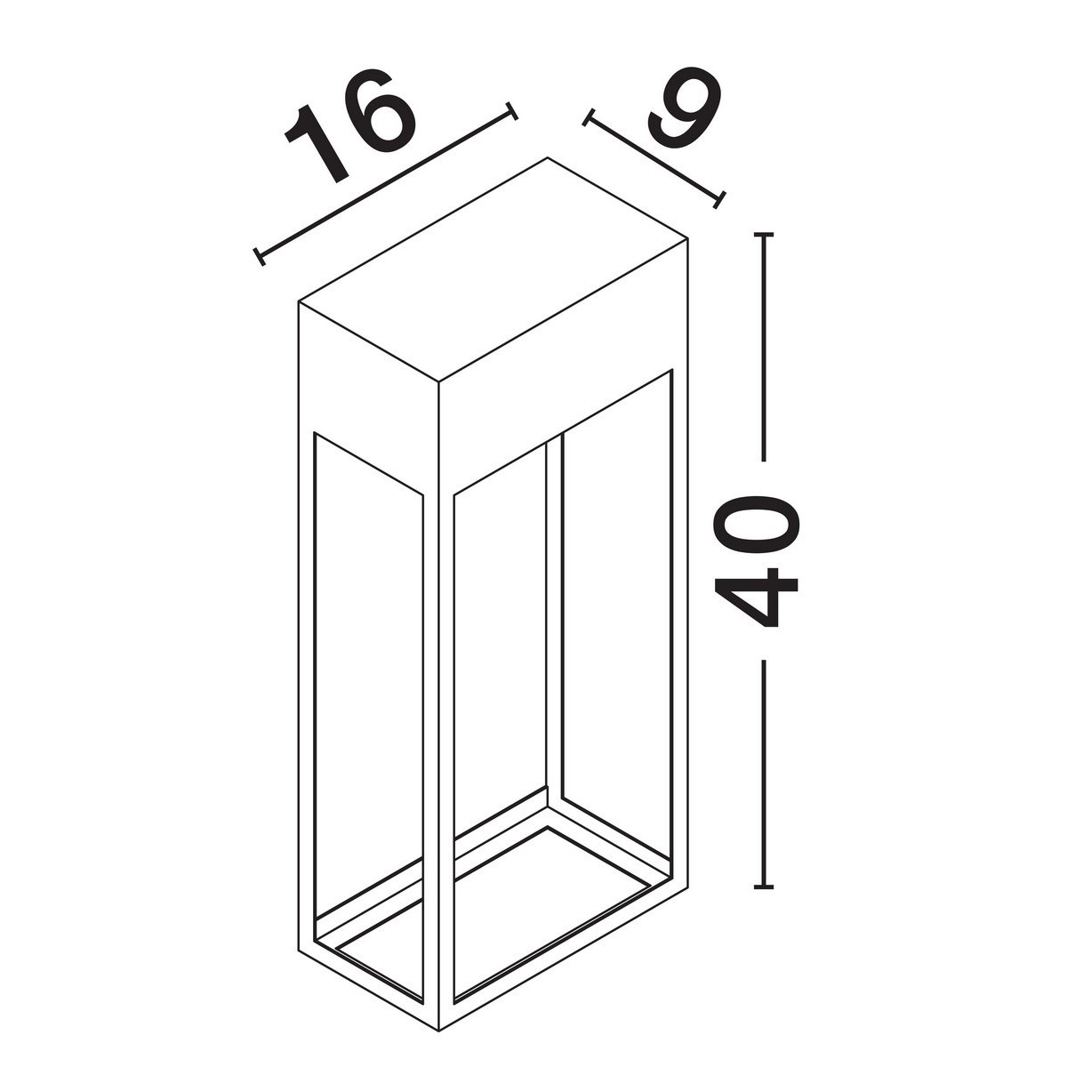 luksusowa lampa ogrodowa - stojąca Luces Exclusivas TORNO LE73644