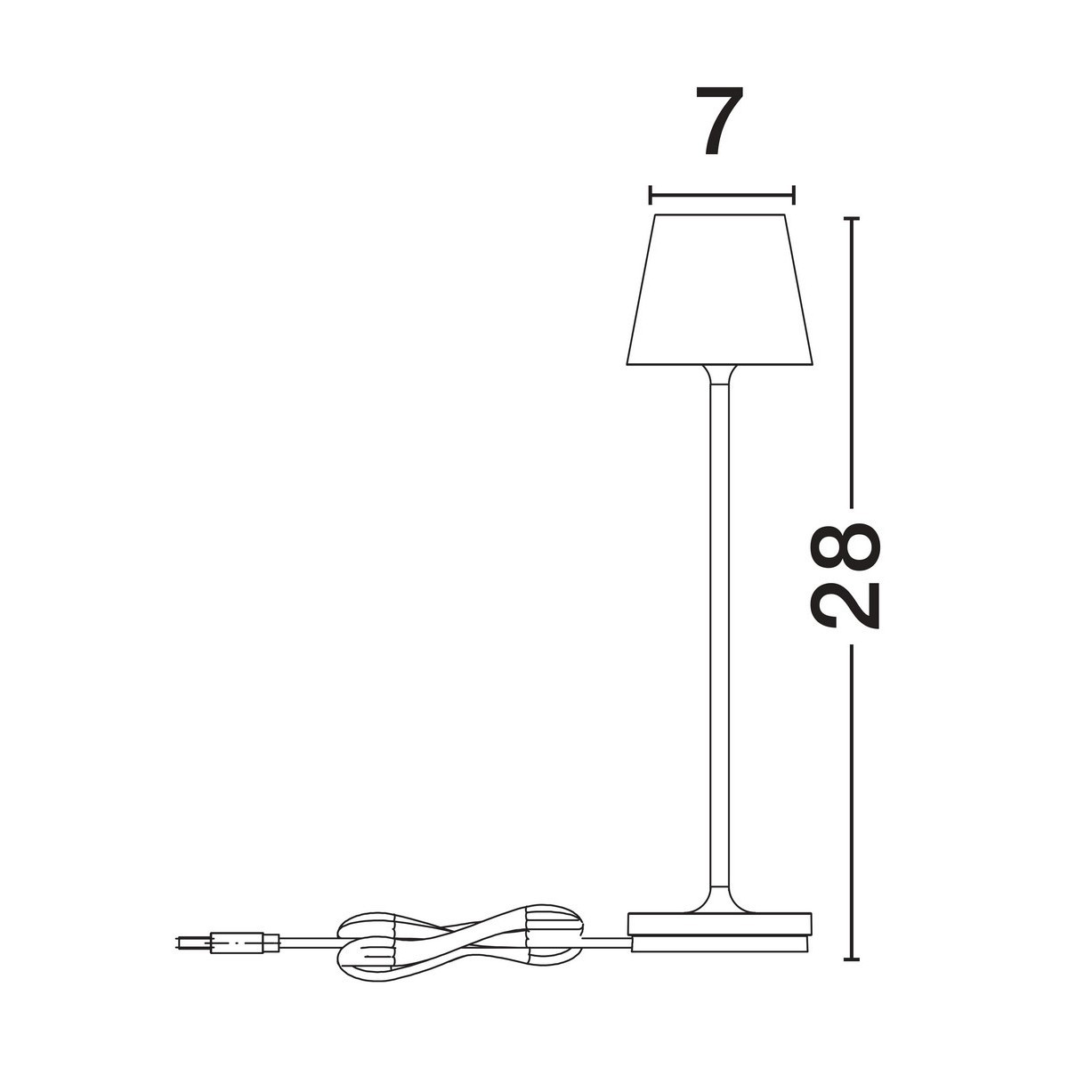 wytworna lampa ogrodowa - stojąca Luces Exclusivas TERCERO LE73656
