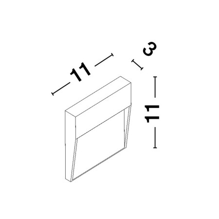 nadzwyczajny kinkiet ogrodowy Luces Exclusivas CASMA LE73667