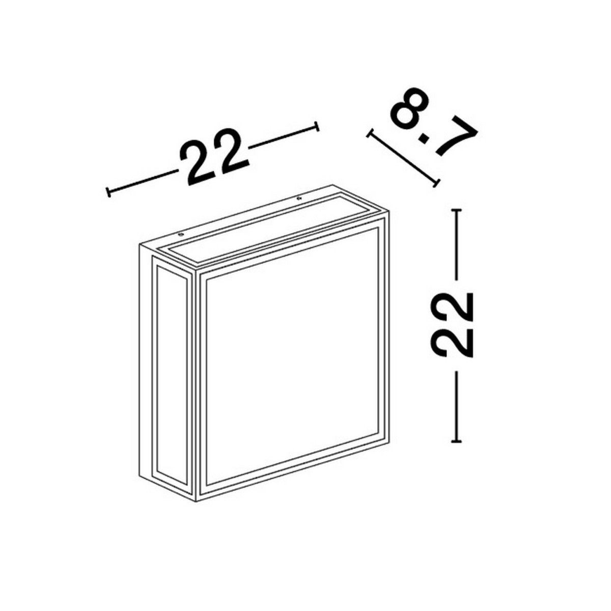 prestiżowy kinkiet ogrodowy Luces Exclusivas PASCUA LE73710