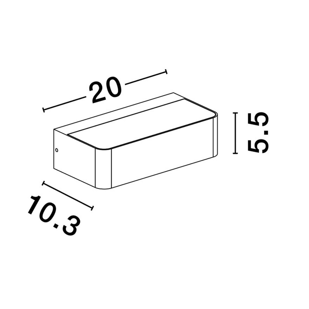 Piękny kinkiet ogrodowy Luces Exclusivas ROBORE LE73735