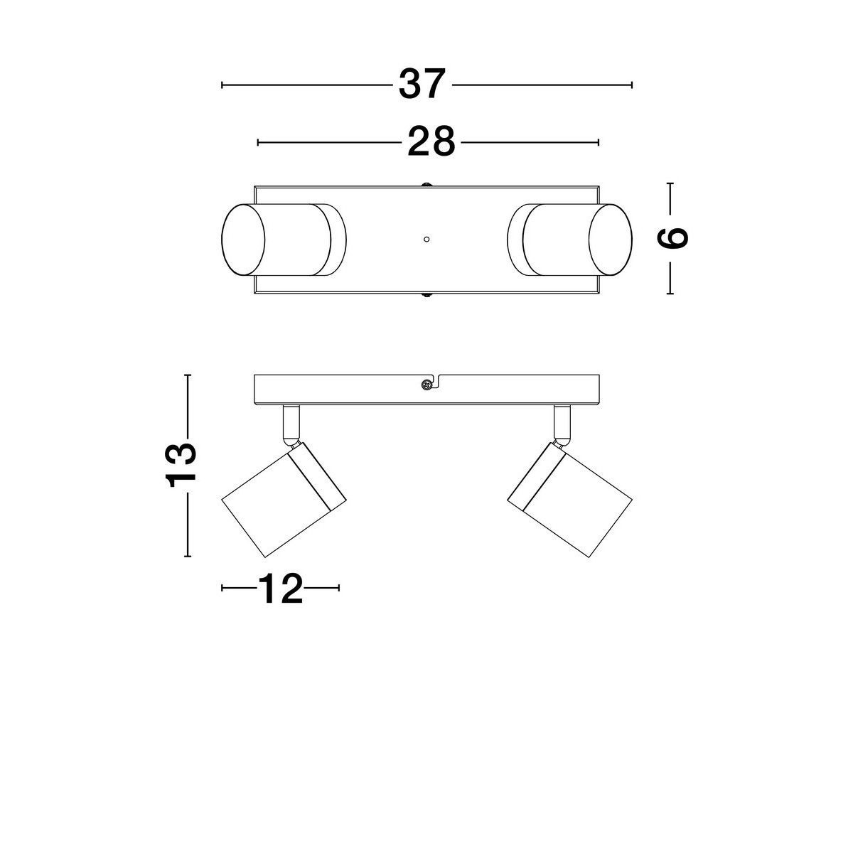 Ponadprzeciętny reflektor / spot Luces Exclusivas AGUAYTIA LE44980