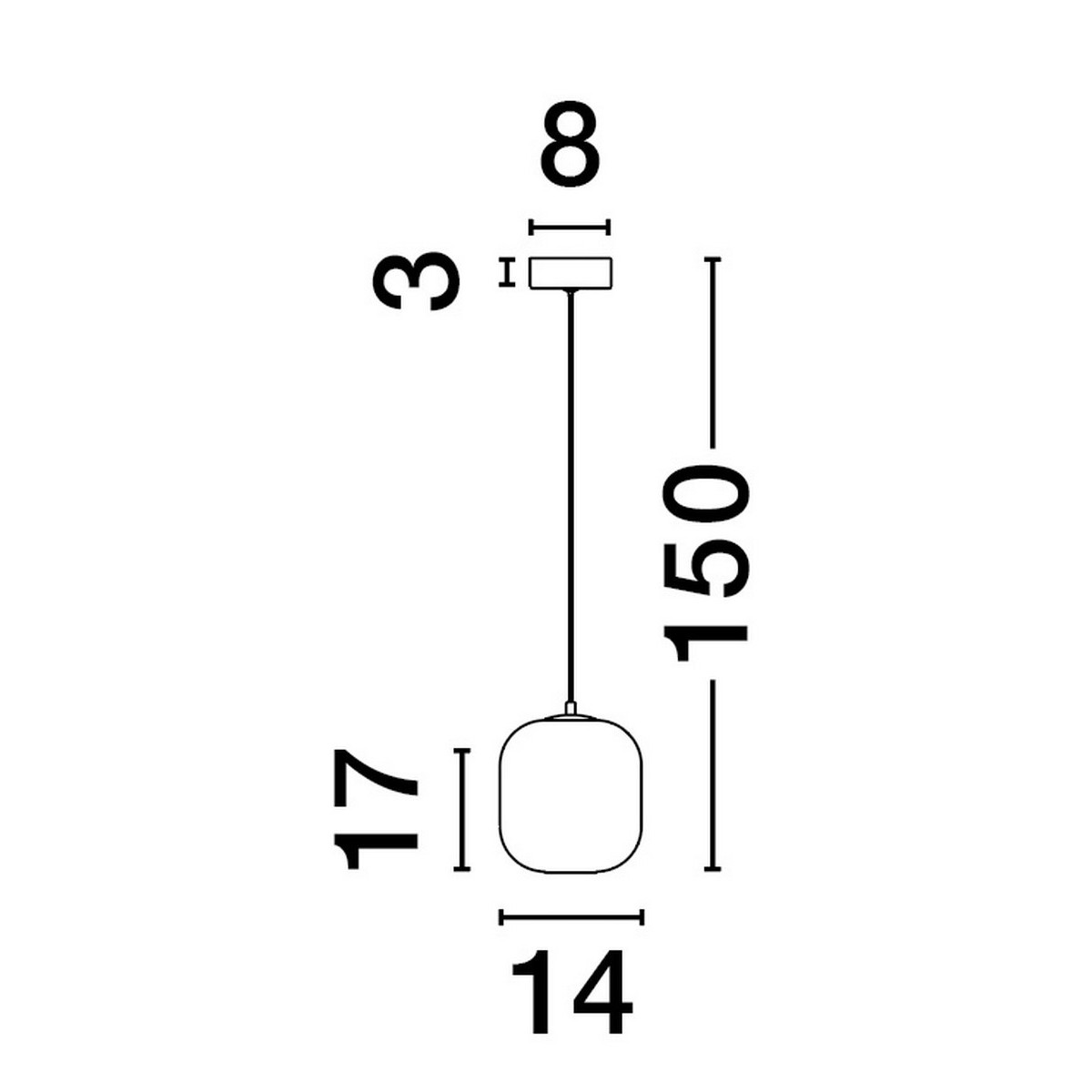 jedyna w swoim rodzaju lampa wisząca Luces Exclusivas ANUCO LE44610