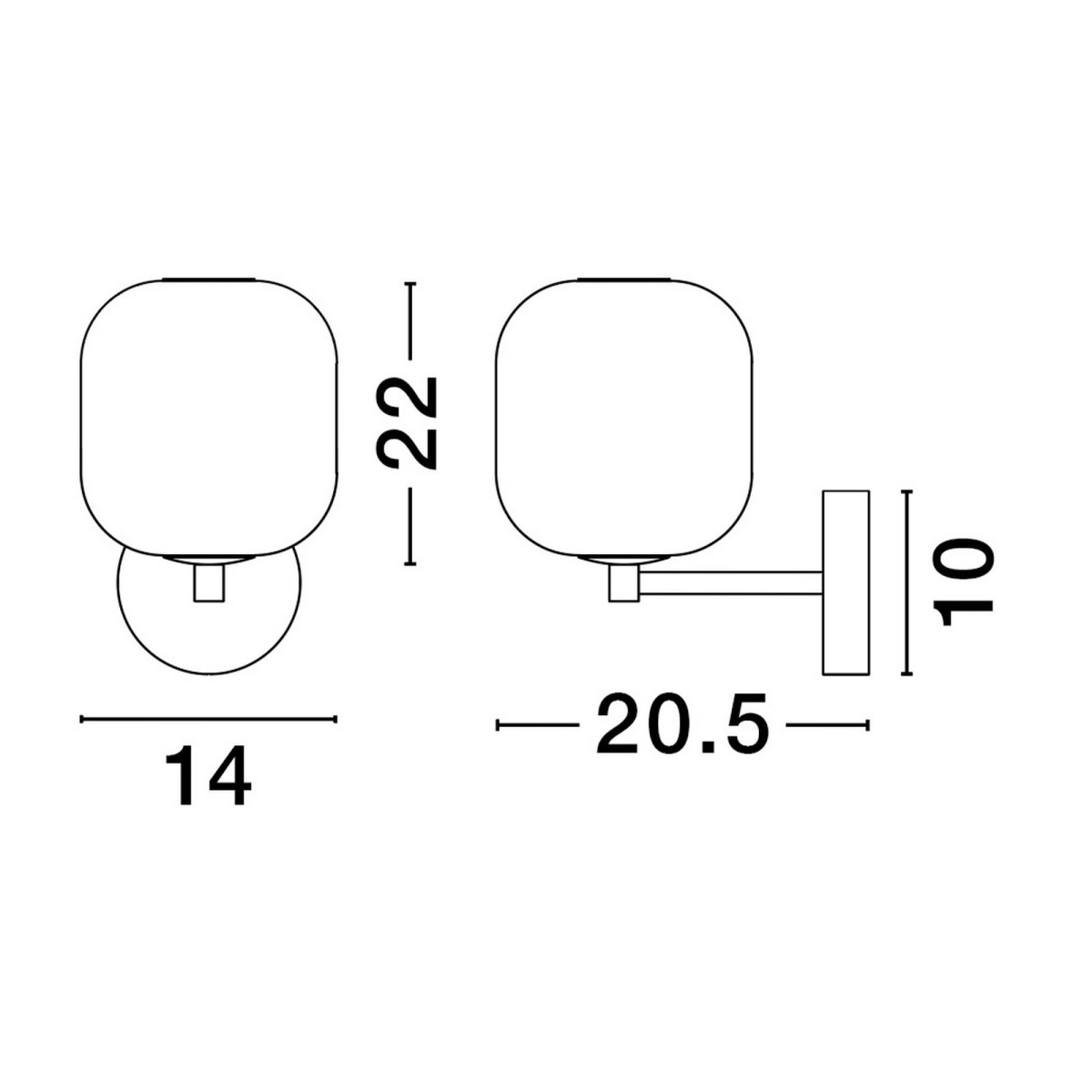 nie do podrobienia kinkiet Luces Exclusivas ANUCO LE44613