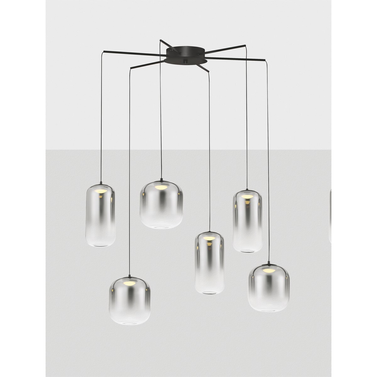 futurystyczna lampa wisząca Luces Exclusivas ANUCO LE44614