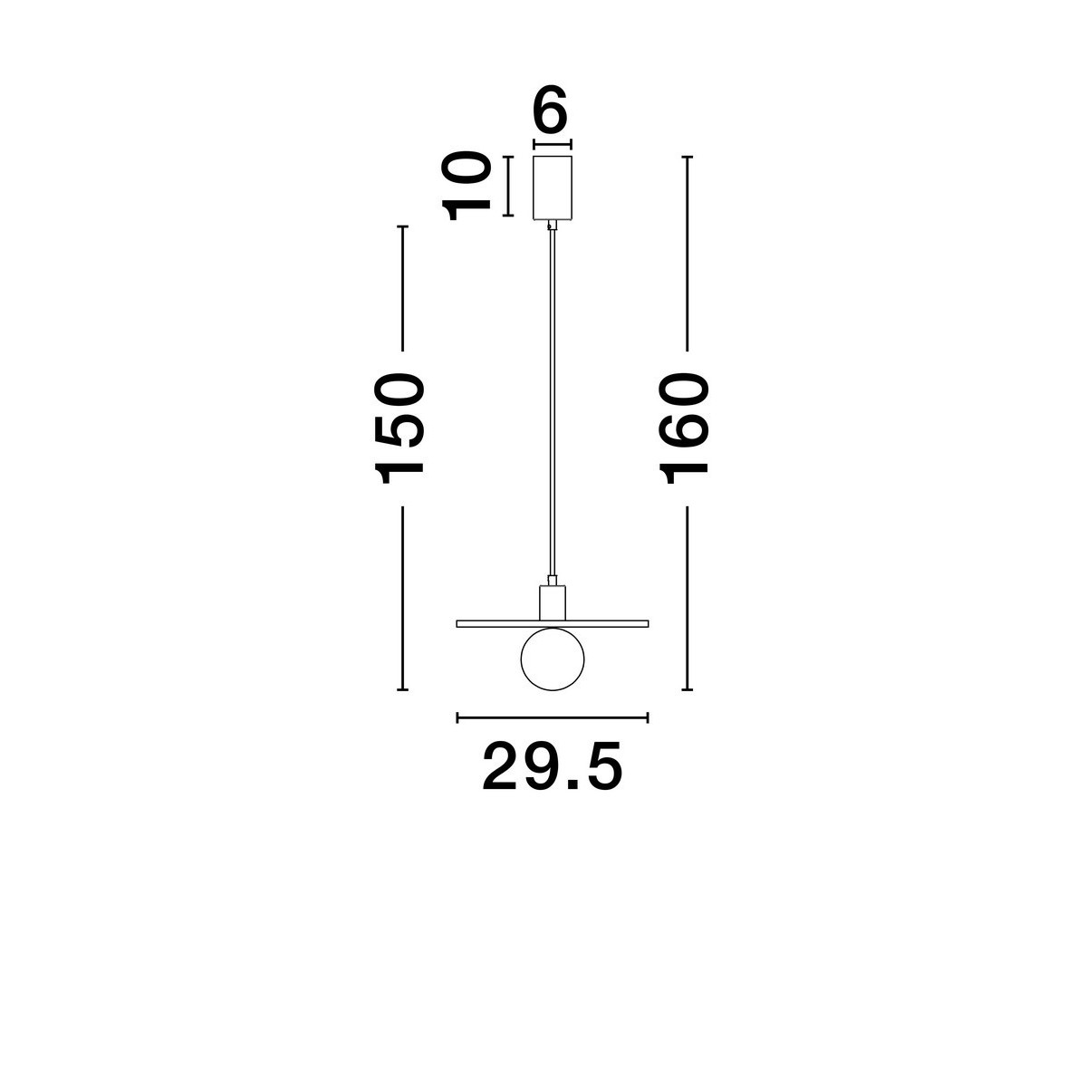 wspaniała lampa wisząca Luces Exclusivas ASUNTA LE44656