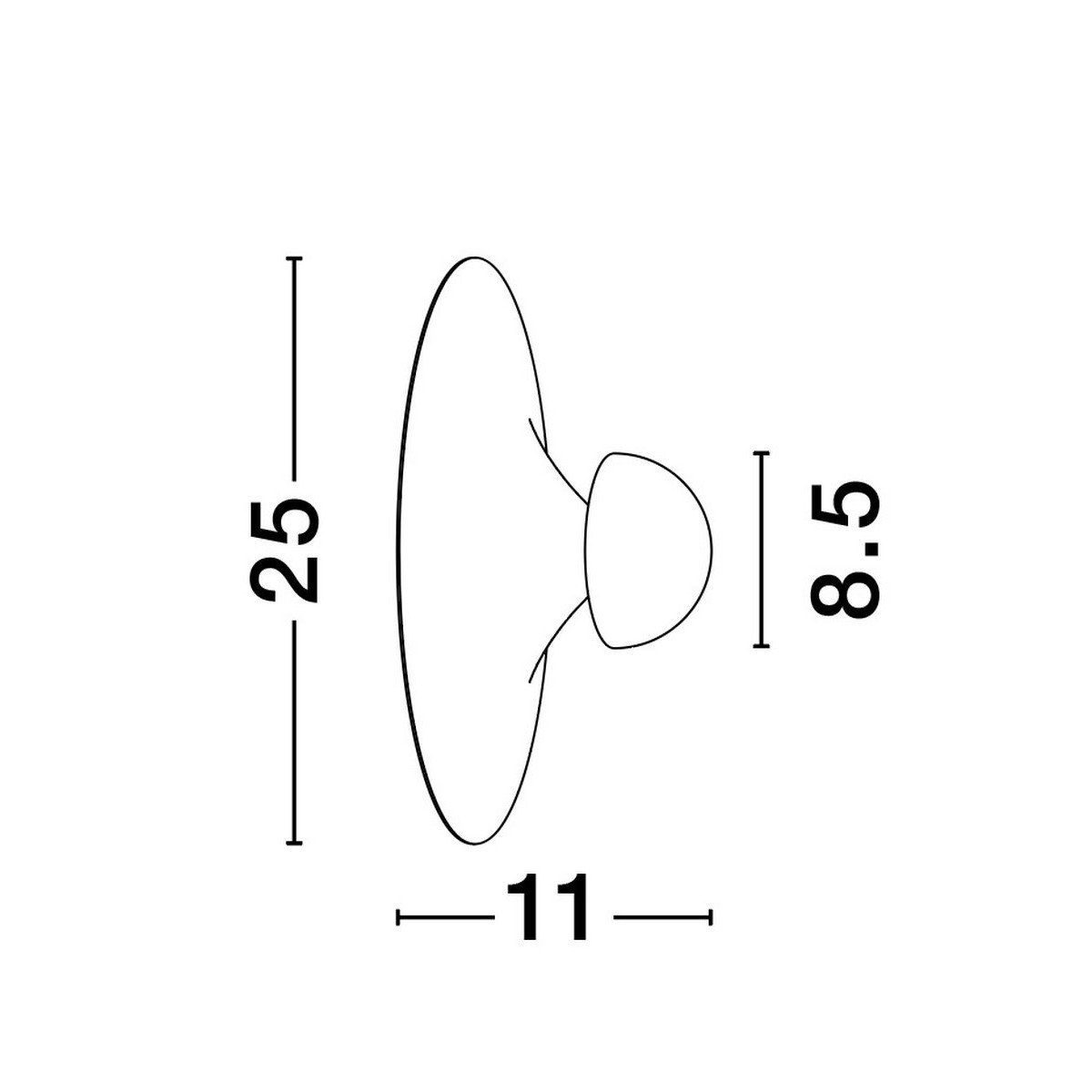 nadzwyczajny kinkiet Luces Exclusivas BAILA LE44539