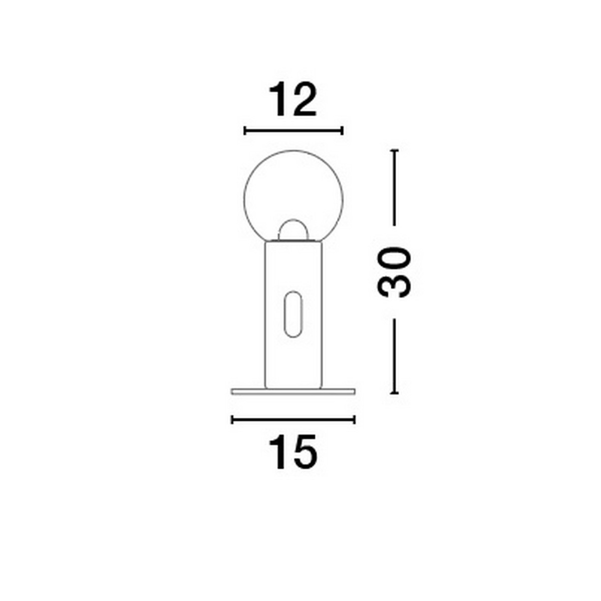 futurystyczna lampa stołowa Luces Exclusivas BARBARA LE44552