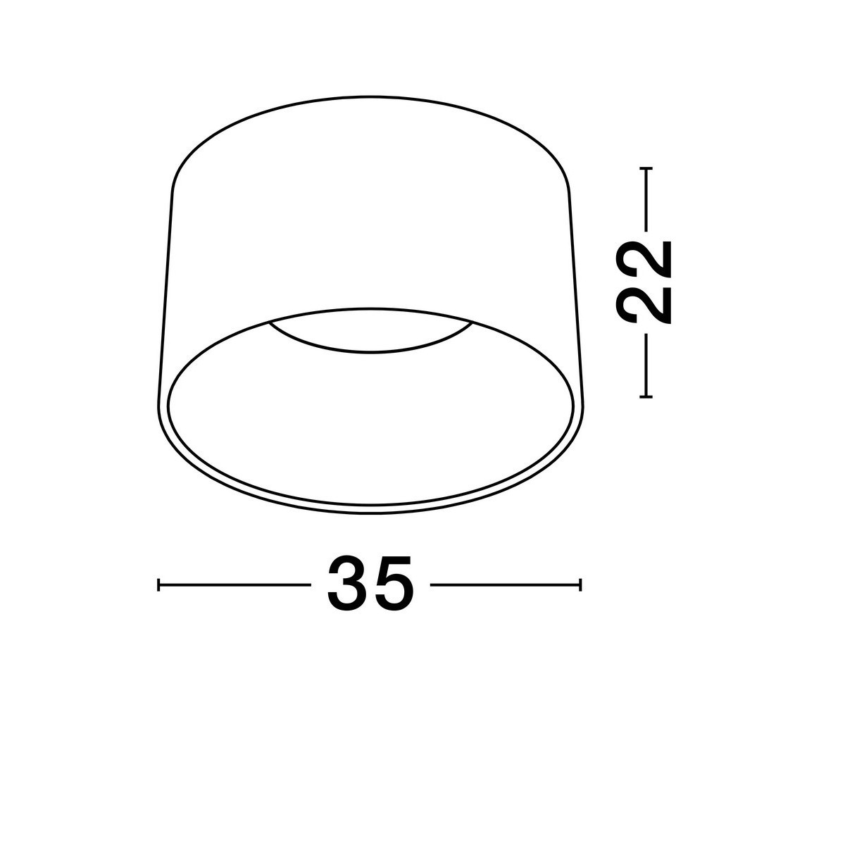gustowna lampa natynkowa - spot Luces Exclusivas CAMPANERO LE44805