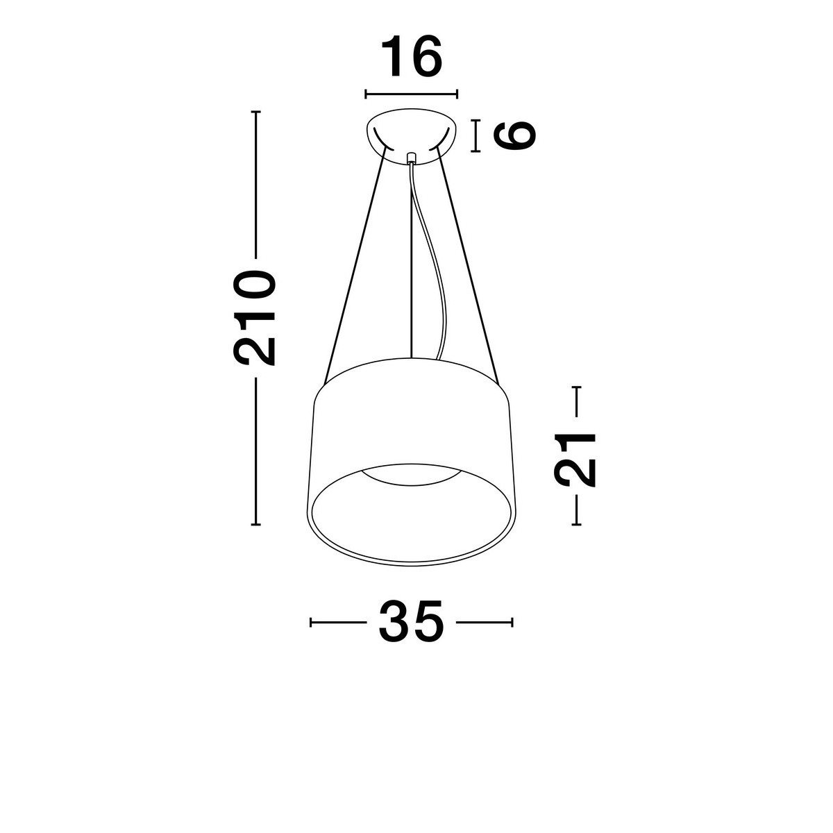 elitarna lampa wisząca Luces Exclusivas CAMPANERO LE44807