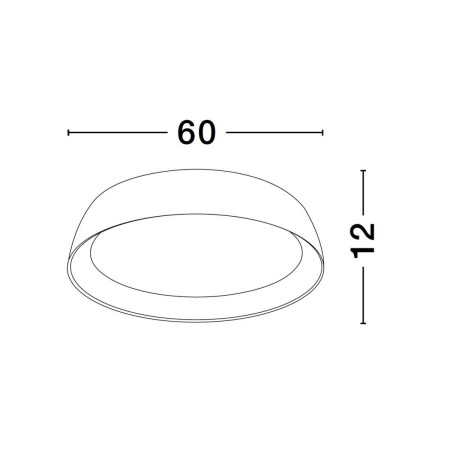 elegancki plafon na sufit Luces Exclusivas CARACOLLO LE44809